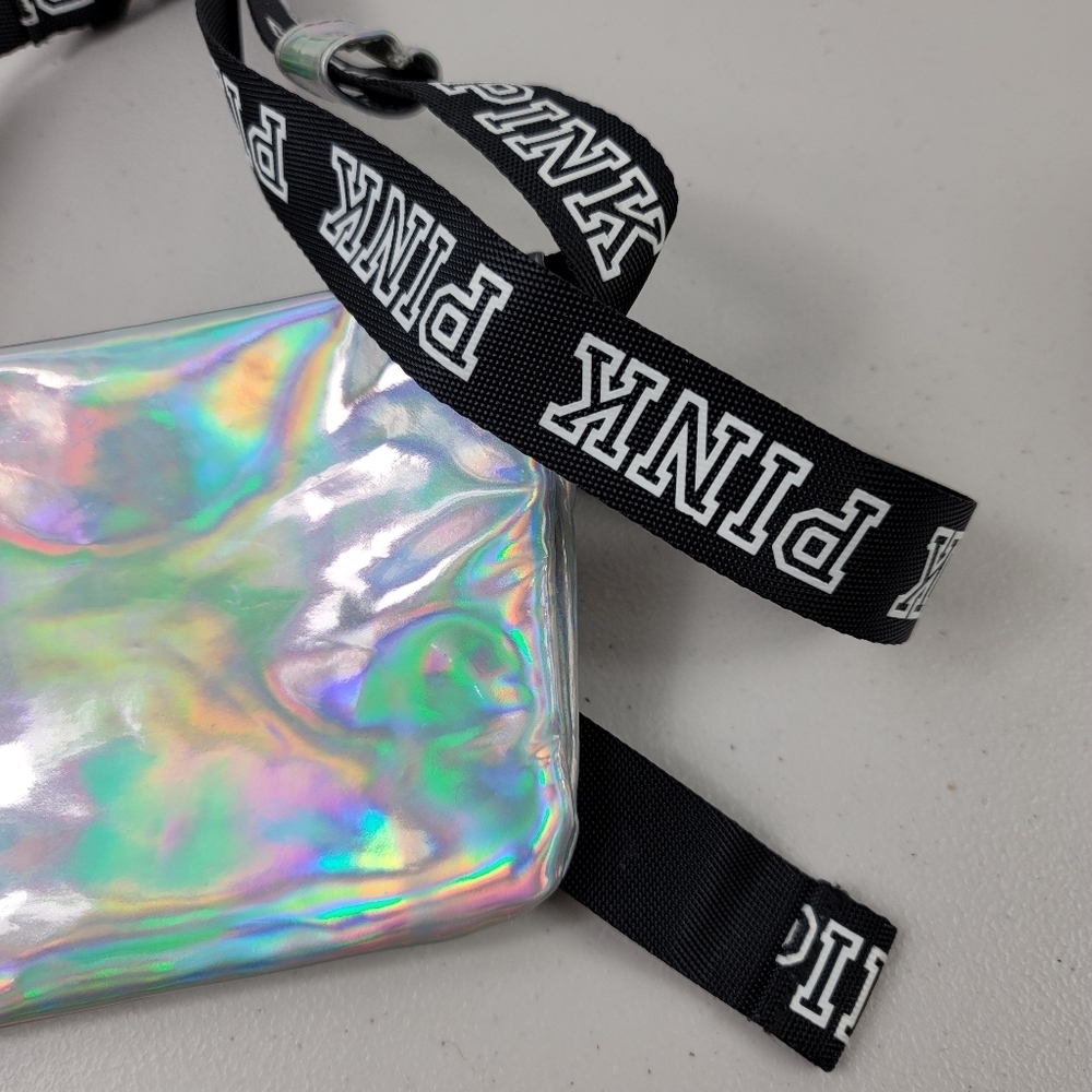 Victoria' Secrets PINK Fanny pack silver colored - Picture 6 of 9